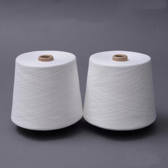 Polyester Spun İpliği 26 / 1 örgü için mumlu