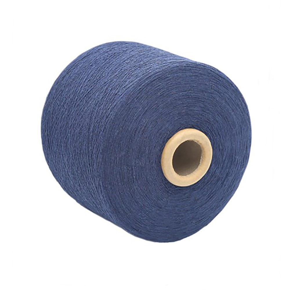 geri dönüşümlü polyester renkli eğrilmiş iplik