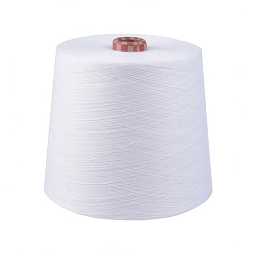 % 100 bakire polyester eğrilmiş iplik